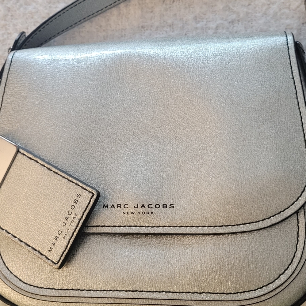 Marc Jacobs Silver Crossbody Bag